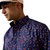 Ariat Men's Patriot Blue Americana Print Berne Fitted Short Sleeve Button Up Shirt