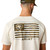 Ariat Men's Silver Birch Buckle Flag Patriot Graphic Short Sleeve T-Shirt