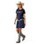 Ariat Women's Navy Eclipse Howdy Pearl Short Sleeve Dress