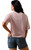Ariat Women's Pirouette Pink Social Club Graphic Short Sleeve Cropped T-Shirt
