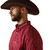 Ariat Men's Red Scroll Print Team Dylan Long Sleeve Button Up Shirt