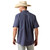 Ariat Men's Patriot Blue Abstract Print Brogan Classic Fit Short Sleeve Button Up Shirt