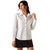 Ariat Women's White Long Sleeve Snap Up Lattice Shirt