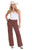 Rock & Roll Denim Womens Ivory Drift Macrame Fringe Tank Top