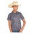 Rock & Roll Denim Boys Charcoal Midnight Orbit Space Cowboy Short Sleeve Polo Shirt