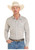 Rock & Roll Denim Mens Natural Prairie Geo 2 Pocket Long Sleeve Western Snap Shirt