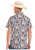 Rock & Roll Denim Mens Tan Tek Ripstop Los Muertos Skull Print Short Sleeve Western Snap Shirt