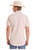 Rock & Roll Denim Mens Tan Stripe Yarn Dye Short Sleeve Western Snap Shirt