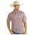 Rock & Roll Denim Mens Red Mesa Geo Print Short Sleeve Polo Shirt