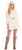 Rock & Roll Denim Womens Natural Western Buckle Belt Tiered Long Sleeve Mini Dress
