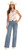 Rock & Roll Denim Womens Natural Americana Rodeo Icon Tie Front Vest