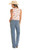 Rock & Roll Denim Womens Natural Americana Rodeo Icon Tie Front Vest