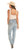 Rock & Roll Denim Womens Natural Prairie Eyelet Knit Sleeveless Tank Top