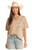 Rock & Roll Denim Womens Olive Cowboys and Whiskey Western Graphic Short Sleeve T Shirt