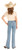 Rock & Roll Denim Girls Light Wash Heritage Stitch Patch Pocket Bootcut Jeans