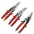 Milwaukee Left,Right, and Straight Aviation Snips - 3 Pack