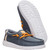 Hey Dude Boys Child & Youth Wally Y Stretch Jersey Varsity Mid Grey & Orange Casual Shoes