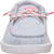 Hey Dude Girls Child & Youth Wendy Y Stretch Jersey Varsity Grey & Pink Casual Shoes