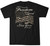 Howitzer Men's Black Free 76 Graphic Short Sleeve T-Shirt