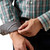 Ariat Men's Blue Turquoise Plaid Wrinkle Free Wolfe Long Sleeve Button Up Shirt