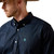 Ariat Men's Black Mini Leaf Print Wrinkle Free Willem Short Sleeve Button Up Shirt