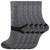 Dickies Womens Black Marl Ultimate Crew Work Socks - 5 Pack