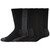 Dickies Mens Black Brown Trekker Crew Work Socks Assorted Heel Toe - 6 Pack
