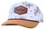 Red Dirt Hat Co. Men's Tan with Leather Brim Out West Western Print Snapback Hat