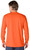 Carhartt Men's Brite Orange Force Sun Defender Relaxed Color Enhanced Long Sleeve Pocket T-Shirt