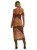 Wrangler Womens Desert Dusk Mesh Leopard Print Long Sleeve Maxi Dress