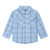 Wrangler Little Boys Blue Frost Plaid Long Sleeve Western Snap Shirt