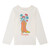 Wrangler White Floral Cowboy Boot Graphic Long Sleeve T Shirt