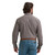 Wrangler Mens Grey Cody Johnson Stone Ridge Long Sleeve Western Snap Shirt