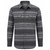 R Country Men's Striped Long Sleeve Button Up Flannel Shirt