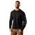Ariat Men's Black Rebar Workman Bearded Skull Long Sleeve Pocket T-Shirt front
