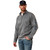 Ariat Men's Orion Blue Heather Tek Team 1/4 Zip Sweatshirt front