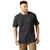 Ariat Men's Black Rebar Cotton Strong Standard Short Sleeve Pocket T-Shirt front