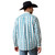 Ariat Men's Grey Multi Serape Stripe Print Powers Classic Fit Long Sleeve Button Up Shirt back