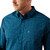 Ariat Men's Sailor Blue Medallion Print Peck Classic Fit Long Sleeve Button Up Shirt - close up front