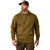 Ariat Men's Military Olive Rebar Workman Bearded Skull Pullover Hoodie - front