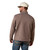 Ariat Men's Chocolate Plum Heather Tek Team 1/4 Zip Sweatshirt - back