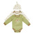 Wrangler Boys Infant Green Farmstead Friends Long Sleeve Bodysuit - 2 Pack Set