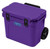 Yeti Roadie 32 Pace Purple Hard Wheeled Cooler closed medial front