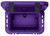 Yeti Roadie 32 Pace Purple Hard Wheeled Cooler open top view