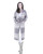 iScarf Womens Khaki Desert Stripe Long Sleeve Cardigan