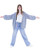 iScarf Womens Gray Heather Wool Blend Long Sleeve Boyfriend Cardigan