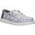 Hey Dude Women's Wendy Knit Shimmer Grey & Multi Casual Shoes right medial front