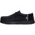 Hey Dude Men's Black & Multi Wally Work Composite Toe Stretch Sox Shoes left profile
