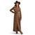 Wrangler Womens Brown Prairie Plaid Long Sleeve Western Maxi Shirt Dress