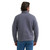 Wrangler Mens Blue Pacific George Strait Quilted Quarter Zip Pullover (back)